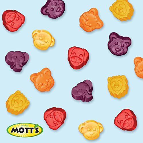 Motts Animal Fruit Snacks, Assorted Fruit, 0.8 Oz, 10 Ct