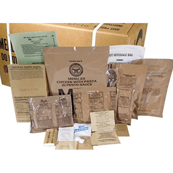 MREs (Meals Ready-to-Eat) Genuine US Military Surplus (1 Pack) Assorted  Flavor