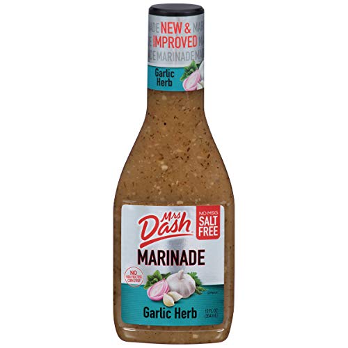 Dash Salt-Free Marinade, Garlic Herb, 12 Ounce Pack of 6