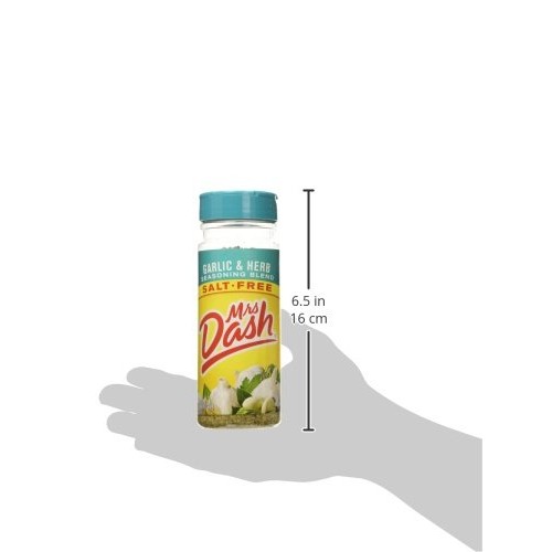 Dash Salt-Free Seasoning Blend, Garlic & Herb, 6.75 Ounce