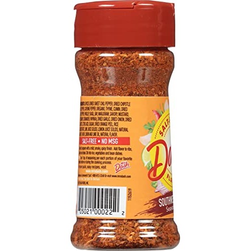 Dash Salt-Free Seasoning Blend, Southwest Chipotle, 2.5 Ounce