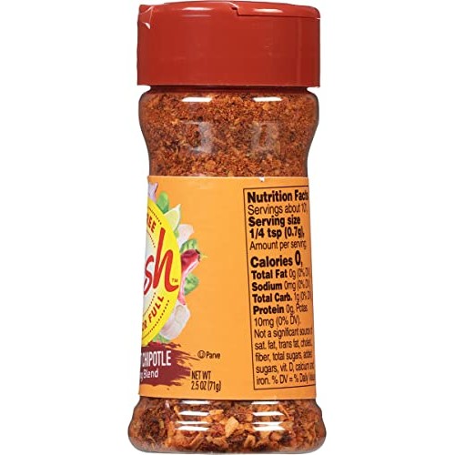 Dash Salt-Free Seasoning Blend, Southwest Chipotle, 2.5 Ounce