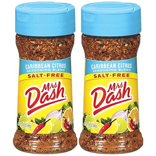 Mrs. Dash Caribbean Citrus Seasoning Blend, 2.4 Oz - Pack Of 2