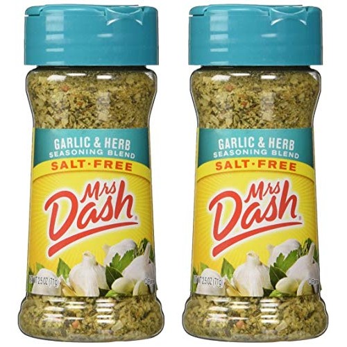 Mrs. Dash Garlic & Herb All Natural Seasoning Blend 2.5 oz - Pac...