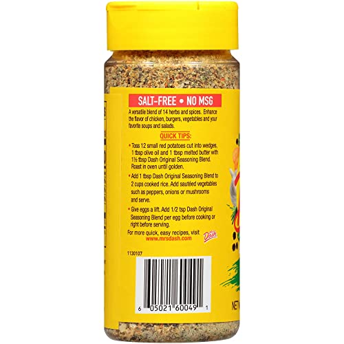 Mrs Dash Original Blend Salt-Free Seasoning 6.75 oz - No Sodium,...