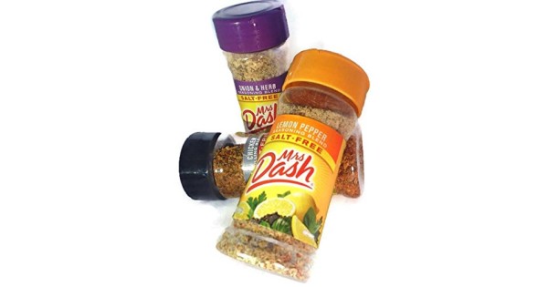 Mrs Dash Salt Free Seasoning 3pk Includes Lemon Pepper Chicken