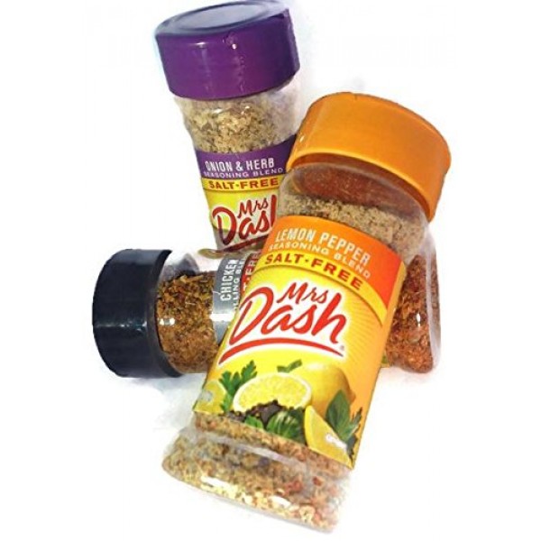 Mrs Dash Salt Free Seasoning 3pk Includes Lemon Pepper Chicken