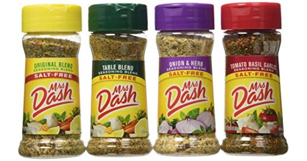 Mrs. Dash Combo All Natural Seasoning Blends 2.5 oz;  Original,Onion&Herb,Garlic&Herb by Mrs. Dash