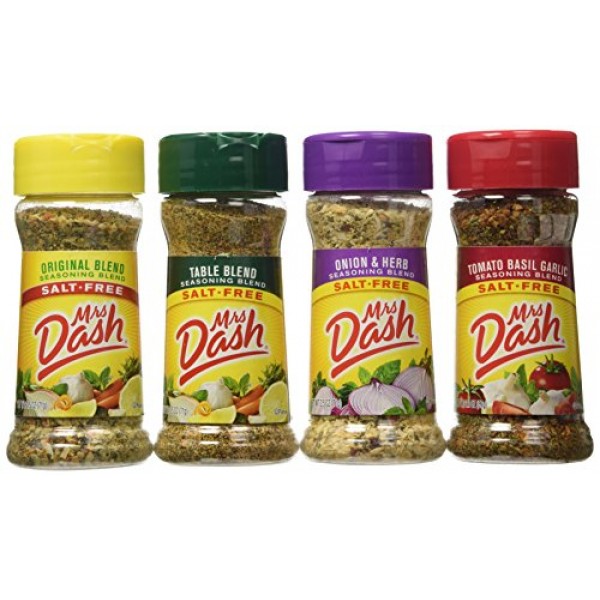 Mrs. Dash Seasoning Blends Variety Flavor 4 Pack 2.5 oz –
