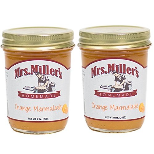 Mrs Millers Amish Made Orange Marmalade 9 Ounces - 2 Pack