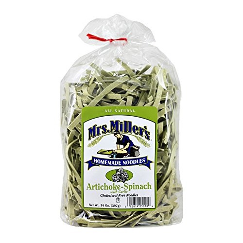 Mrs. Millers Artichoke-Spinach Noodles 14 Oz. Bag 3 Bags