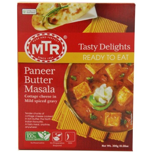 Mtr Paneer Butter Masala, 10.58-Ounce Boxes Pack Of 10