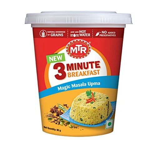 Mtr Magic Masala Upma Cup No Added Preservatives 3 Minutes Break