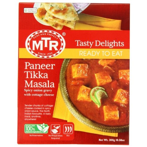 Mtr Paneer Tikka Masala, Ready-To-Eat, 10.58-Ounce Boxes Pack O