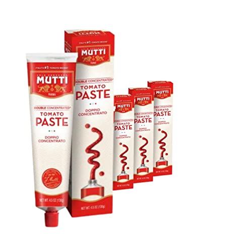 Mutti Double Concentrated Tomato Paste Doppio Concentrato, 4.5...