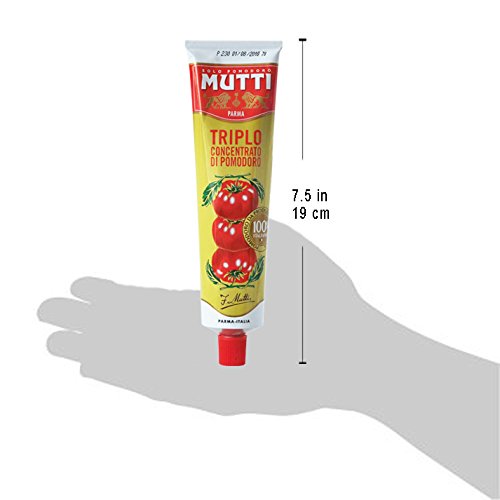 Mutti Triple Concentrated Tomato Paste Triplo Concentrato, 6.5...