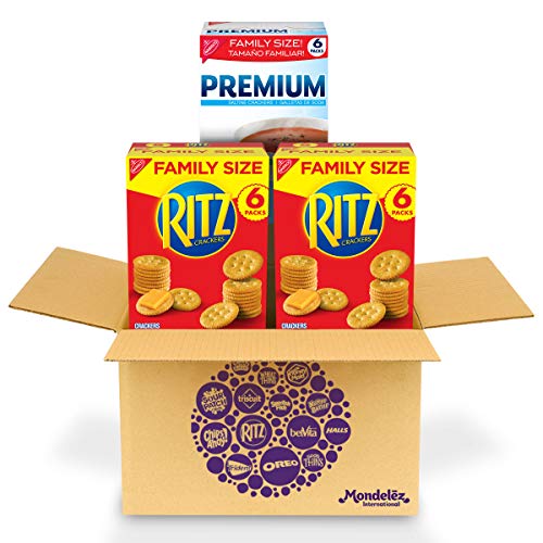 Ritz Crackers &Amp; Premium Saltine Crackers Variety Pack, Family Si