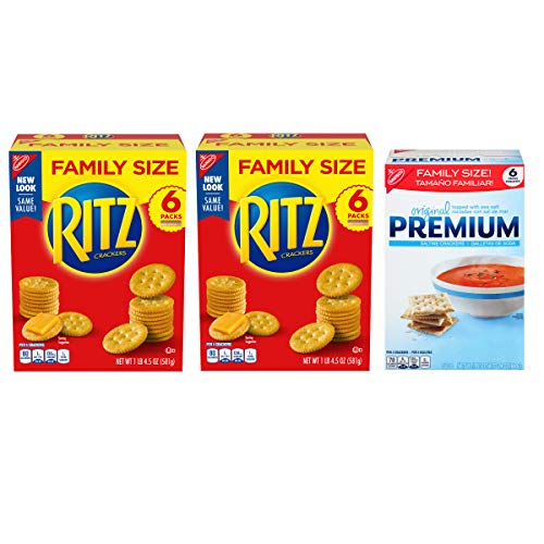 Ritz Crackers &Amp; Premium Saltine Crackers Variety Pack, Family Si