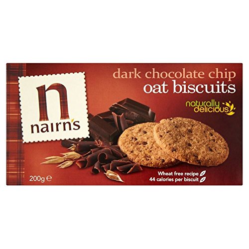 Nairns Dark Choc Chip Oat Biscuits 200G - Pack Of 2