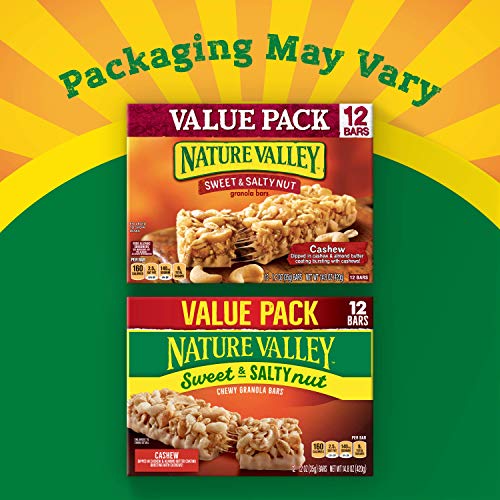 Nature Valley Cashew Sweet &Amp; Salty Nut Granola Bars 12 Piece Box