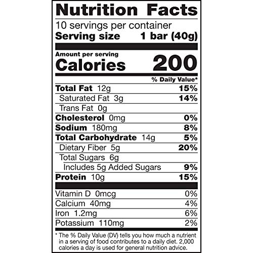 Nature Valley Chewy Granola Bar, Protein, Salted Caramel Nut, 10