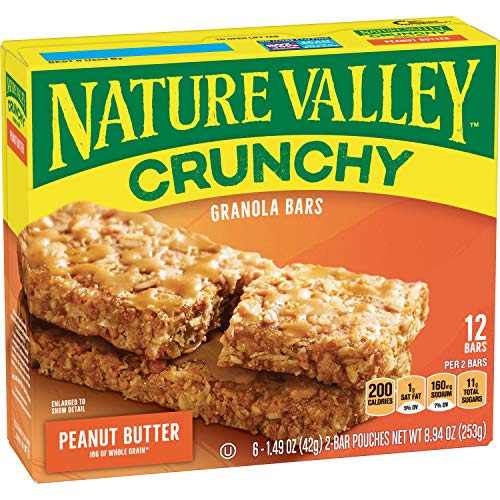 Nature Valley Granola Bars, Crunchy Peanut Butter, 8.94 Oz