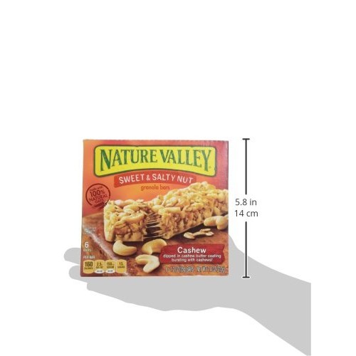 Nature Valley Granola Bars, Sweet And Salty Nut, Cashew, 1.2 Oz