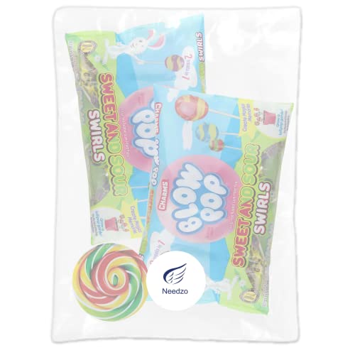 Easter Blow Pops Sweet and Sour Swirls, Assorted Flavored Sucker...