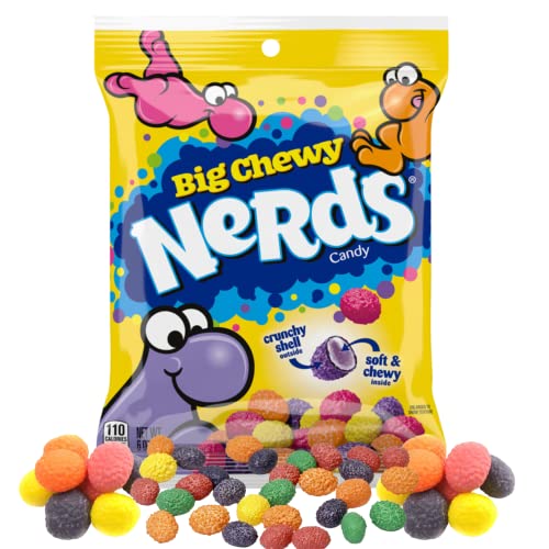 Nerds Assorted Fruit Flavored And Sour Big Chewy Candies, Crunch