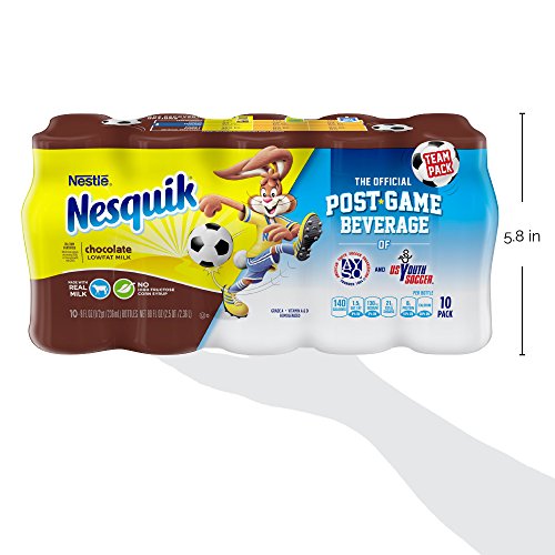 Nesquik Ready To Drink Milk, Chocolate, 8 Ounce., 10 Count