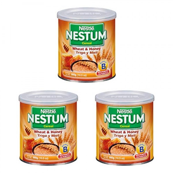 4 pack) Nestle Nestum Honey Wheat Cereal 
