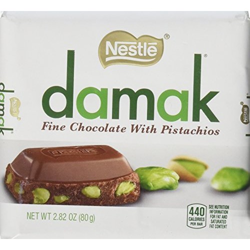 Nestle Damak Milk Chocolate With Pistachio 3 80G Bar Pack - Hala