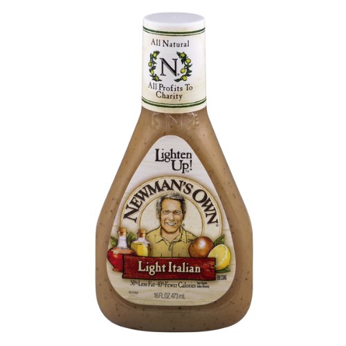 Newmans Own Salad Dressing Light Italy, 16-Ounce Pack Of 3