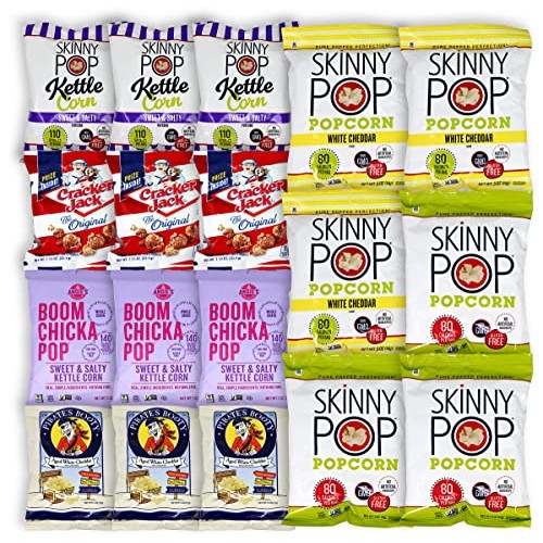 Popcorn Snack Pack Variety - Individual Popcorn Snack Bags, Skin...