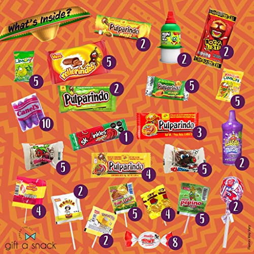 Mexican Candy Variety Pack Mix, Dulces Mexicanos Surtidos, Bulk