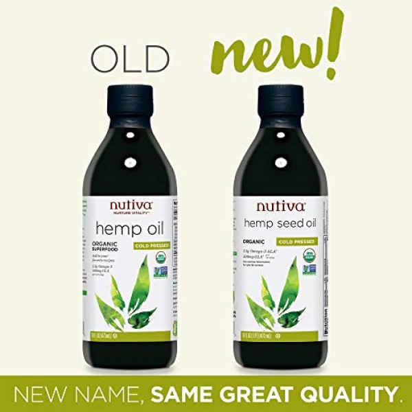 Nutiva Organic Hemp Oil - 24 fl oz bottle