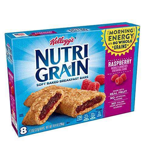 Kelloggs Nutri-Grain, Soft Baked Breakfast Bars, Raspberry, Mad