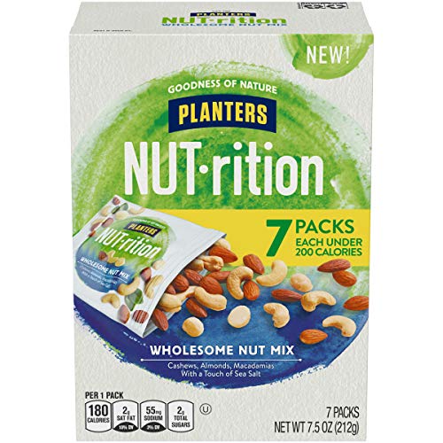 Nutrition Lightly Salted Wholesome Snack Nuts Mix 7.5 Oz Bags,