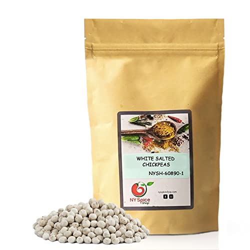 NY SPICE SHOP White Roasted Chickpeas – 3 lbs Pound White Salt...