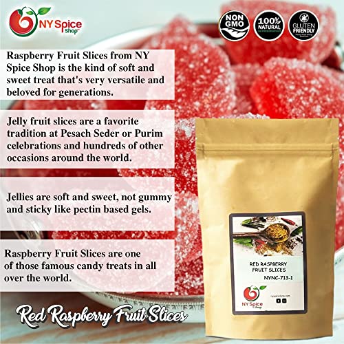 Red Raspberry Jelly Slices Candy – 3 Pound Fruit Slice Candy - F...