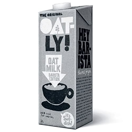 Oatly Barista Edition Oat Milk - Gluten Free, Dairy Free, Non GM...