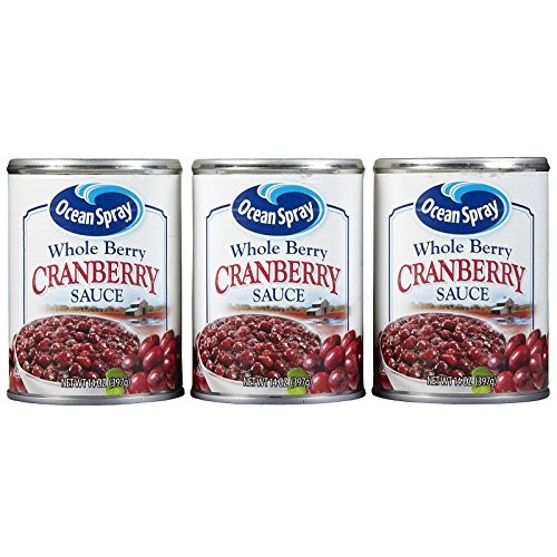 Ocean Spray Whole Cranberry Sauce - 14 Oz - 3 Pack