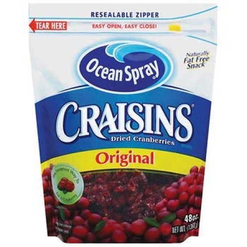 Ocean Spray Craisins, 48 Oz. Bulk Size Craisins, Ocean Spray Cra