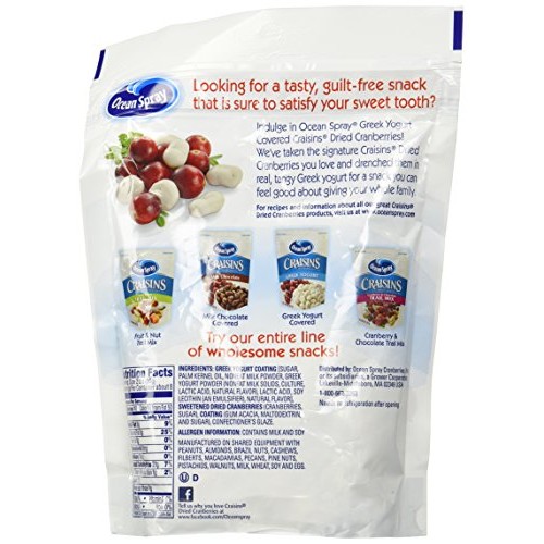 Ocean Spray Craisins Dried Cranberries Greek Yogurt 1 Resealabl