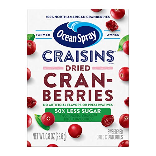 Ocean Spray Craisins, Dried Cranberries, Pack Of 6, , Reduced Su