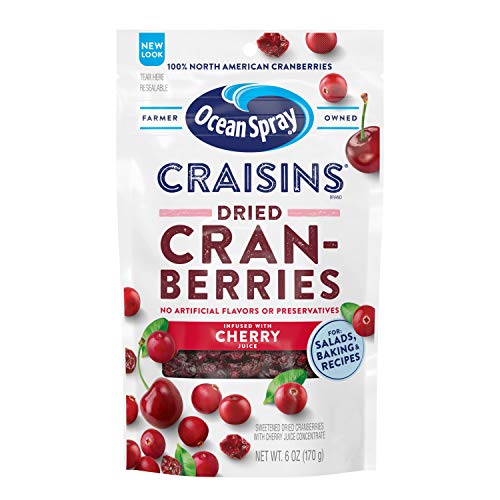 Ocean Spray Craisins, Sweetened Dried Cranberries, Cherry Flavor...