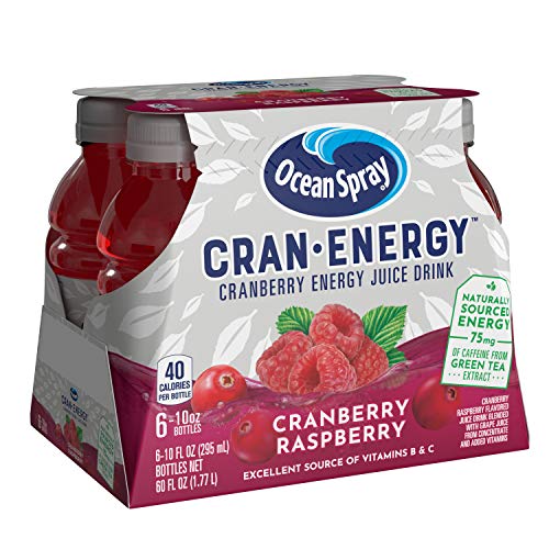 Ocean Spray Cran-Energy, Cranberry Raspberry Energy Juice Drink,