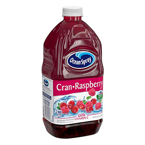 Ocean Spray Cran-Raspberry Juice Drink, 64 Ounce Bottles Pack o...