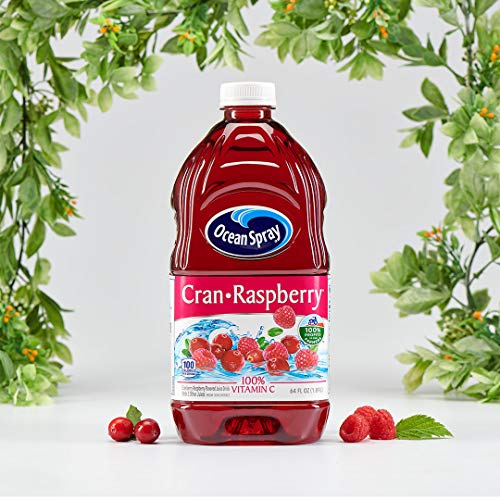 Ocean Spray Cran-Raspberry Juice Drink, 64 Ounce Bottles Pack o...