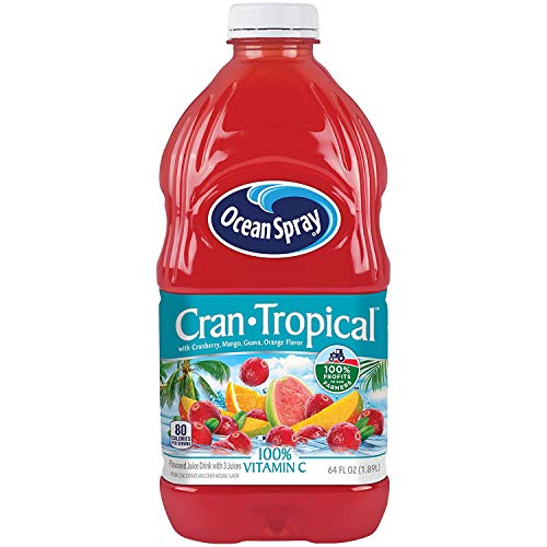 Ocean Spray Cran-Tropical Juice Drink, 64 Ounce Bottle